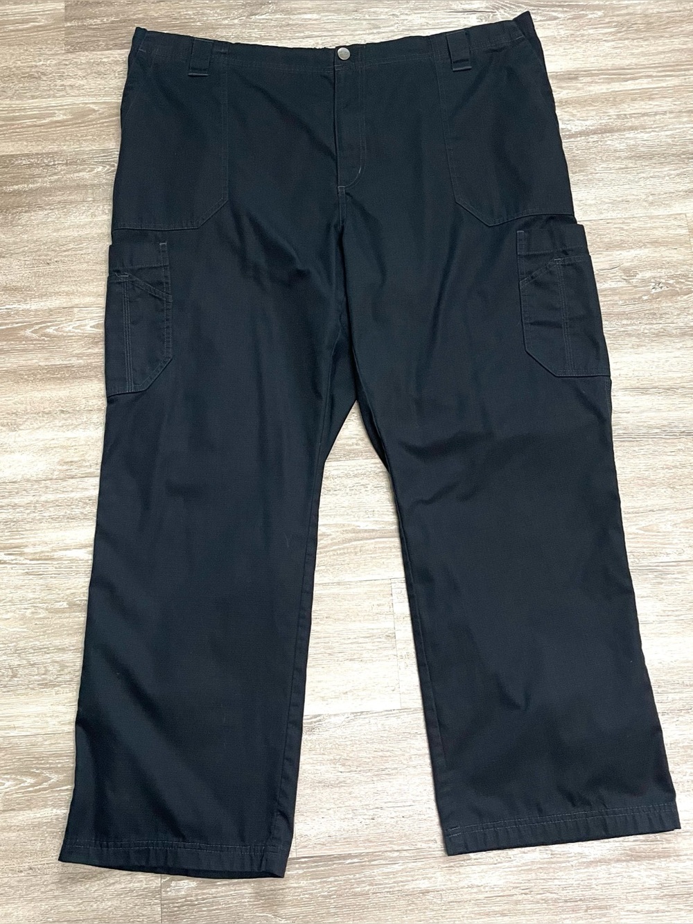 Carhartt Mens Ripstop Boot Cut Cargo Scrub Pants Black Size 2XL C54108